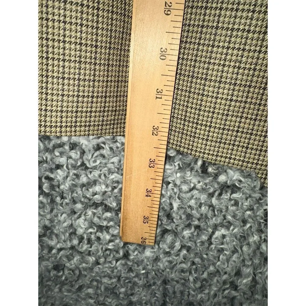 Michael Kors Men's Black Check Blazer Jacket Size 42 LFormal Wear